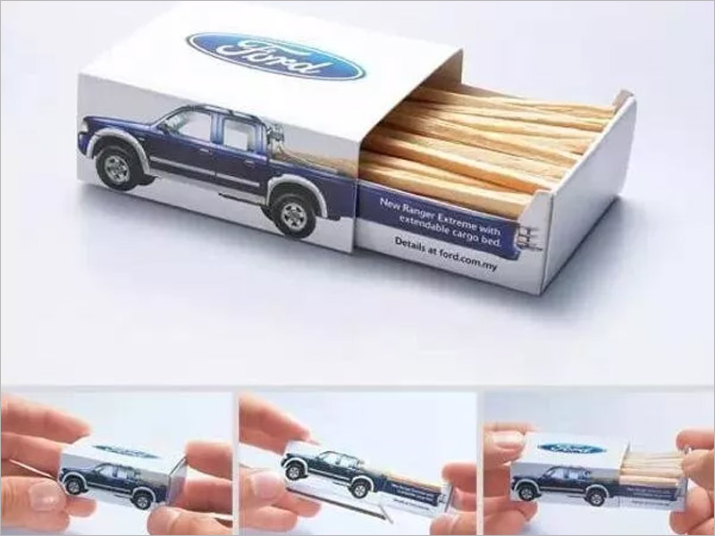 日本火柴紙盒包裝設計——火柴盒與汽車造型的完美結合！